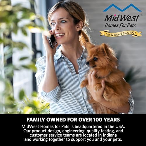 MidWest Homes for Pets Intermediate Dog Crate Cover, Black Polyester Privacy Kennel Cover Fits Most 36-Inch Crates, Machine Washable, Reduces Barking & Chewing - Image 6