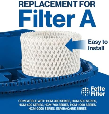 HAC-504 Premium Humidifier Wicking Filter Compatible with Honeywell HAC-504 HAC-504AW HAC504V1 Humidifier Replacement Filter A Replacement for Honeywell Filter HCM 350 & Cool Mist Humidifiers. (2QTY) - Image 3