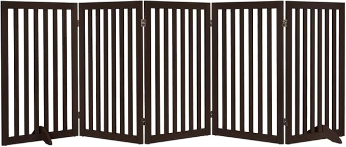 unipaws 36”H Free Standing Pet Gate by unipaws