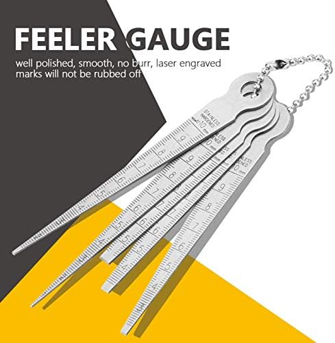 LiebeWH Taper Gage Set Stainless Steel Taper Feeler Ruler Hole Inspection Tool for Measuring Inner Diameter Welding Gap Gauge - Image 3
