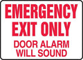 AccuformNMC MEXT591VS Adhesive Vinyl Safety Sign by Accuform