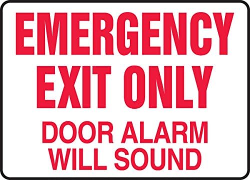 AccuformNMC MEXT591VS Adhesive Vinyl Safety Sign by Accuform