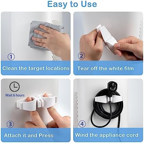 Lancord Cord Organizer for Appliances, 8 Pack Appliance Cord Organizer - Image 5