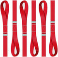 Soft Loop Tie Down Straps - 1,500 Load Capacity & 4,500 Lbs Breaking Strength - 6 Pack - Loops for Securing ATV, UTV, Motorcycles, Scooters, Dirt Bikes, Lawn & Garden Equipment - by AUGO by AUGO