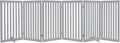 unipaws 120" Extra Wide Pet Gate, Free Standing Dog Gate by unipaws