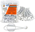 Wellmax 100 Pack 6 Inch Ball Bungee Cords, Heavy Duty 5mm, White by Wellmax