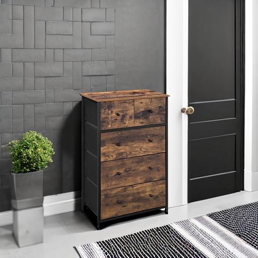 SONGMICS Chest of Drawers, 5-Drawer Storage Organizer Unit - Image 6