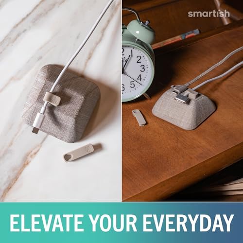 Smartish Magnetic Cord Holder, Cable Wrangler, Nightstand & Desk Organizer - Image 4