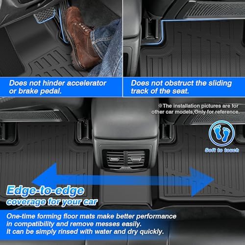 Cartist Floor Mats for 2018-2024 BMW X3 & 2019-2024 BMW X4, All Weather Floor Liners for X3 Accessories, Heavy Duty TPE Car Mats, Car Accessories - Image 4