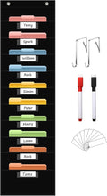 10 Pocket Hanging Wall File Organizer by ANCOMEDO