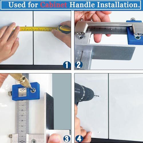 King&Charles Metal Cabinet Hardware Jig & Auto Center Punch Set - Image 4