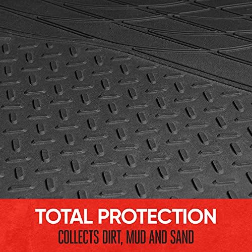 Motor Trend FlexTough SUV Cargo Liner & Car Trunk Mat - Universal Trim-To-Fit All Weather Cargo Mats for Back of SUV - SUV Trunk Mat & Trunk Liner Floor Mat Cargo Cover - Trunk Cover 47.5"in x 32.2"in - Image 5
