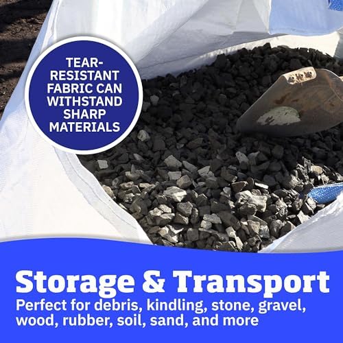 DURASACK Heavy Duty Builder's Bulk Bags 200 Gallon, Open Top, Pack of 10 - Image 4