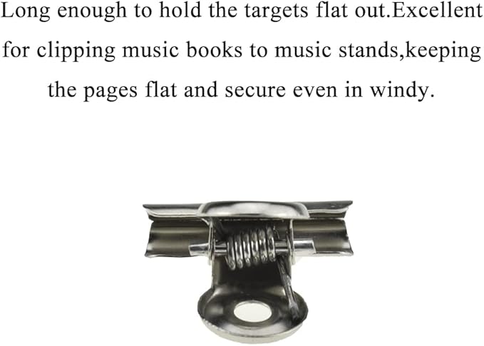 HAHIYO 0.87inch Silver Bulldog Clips Metal File Hinge Binder Clips Clamps Save - Image 3