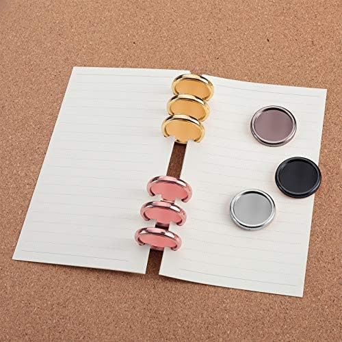 Zonon 55 Pcs Discbound Discs 1.1 Inch Planner Disc Binding Ring - Image 4