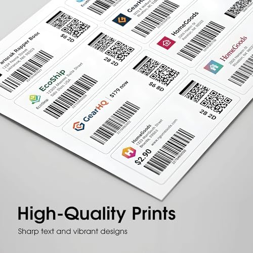 2" X 5" Matte White Printable Shipping Labels (100 Sheets, 800 Stickers) - Image 6