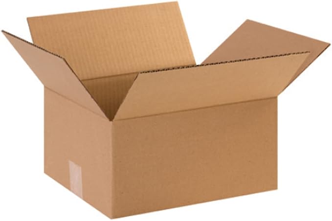 Secure Seal - 12x10x6 Pack of 100 Corrugated Cardboard Packing Shipping Mailing by Secure+Seal