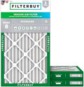 Filterbuy 16x24x2 Air Filter MERV 8 Dust & Allergy Defense (3-Pack) by Filterbuy