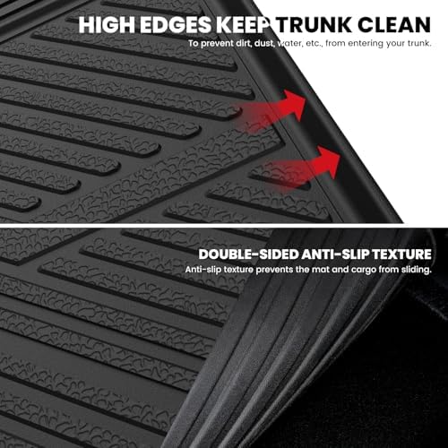 LASFIT Trunk Mat with Backrest Mat for Chevrolet Chevy Traverse 2024-2027 - Image 4
