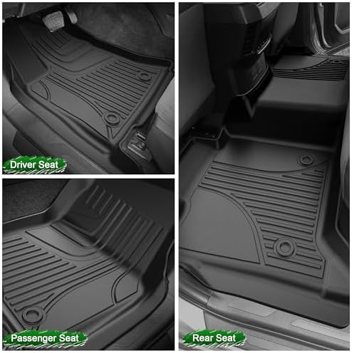 AOMSAZTO Floor Mats for 2022-2026 Toyota Tundra/Tundra Hybrid (Only CrewMax Cab) 5.5FT Truck Bed Mat - All Weather Protection Floor Liners & Bed Liner Set Accessories - Image 4