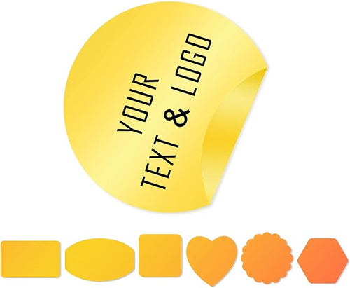 200PCS Custom Stickers Round Labels Personalized Sticker Paper, Small Business by customizedstickerlabels