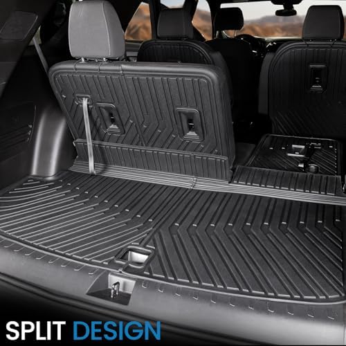 Floor Mats for Chevy Traverse 2018-2023 7 Seats w/Captain Chair - Image 4