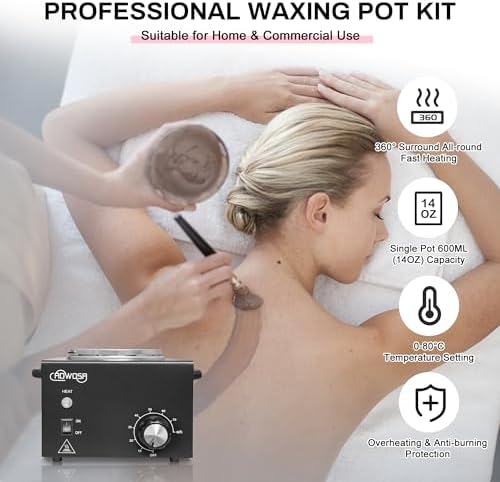Professional Waxing Warmer Single Pot Wax Heater Machine for Hair Removal - Image 2
