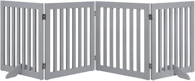 unipaws 24" H Free Standing Pet Gate by unipaws