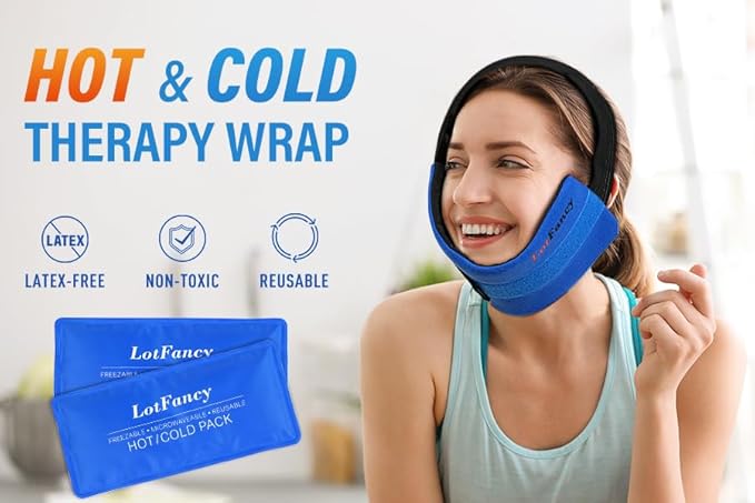 LotFancy Ice Packs for Injuries Reusable, 2 Gel Packs Wrap for Knee Head Neck - Image 8