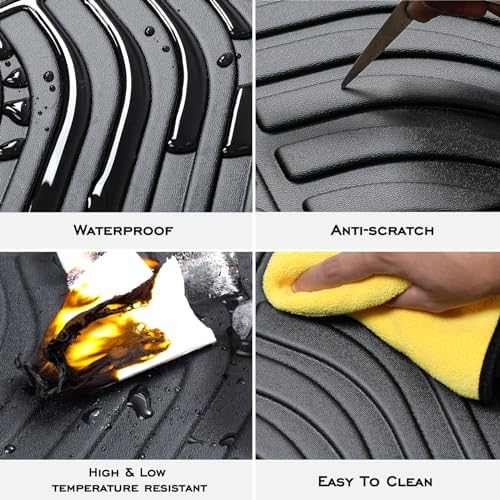 All Weather Floor Mats for Hyundai Kona 2024 2025 2026 (Not for EV) - Image 4