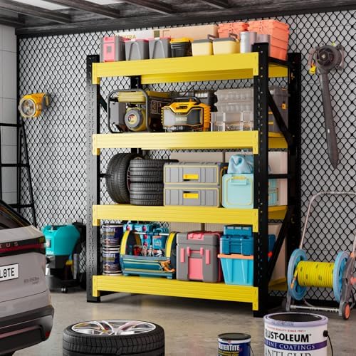 48" W Garage Storage Shelves, 3000LBS Heavy Duty Adjustable Shelving Unit - Image 6