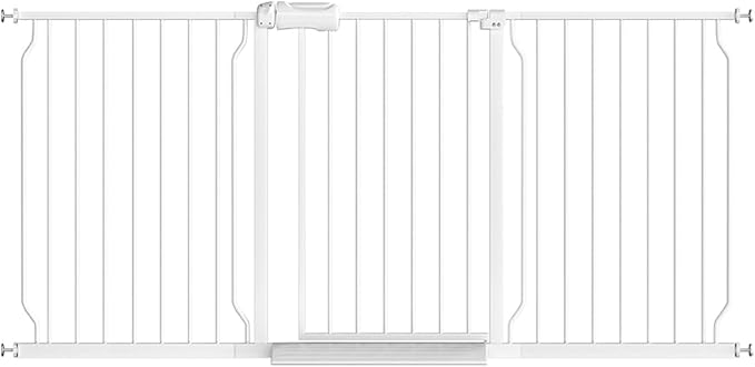 Fairy Baby Extra Wide Baby Gates 67-71.5 Inch, Auto Close Child Safety Gates by FairyBaby