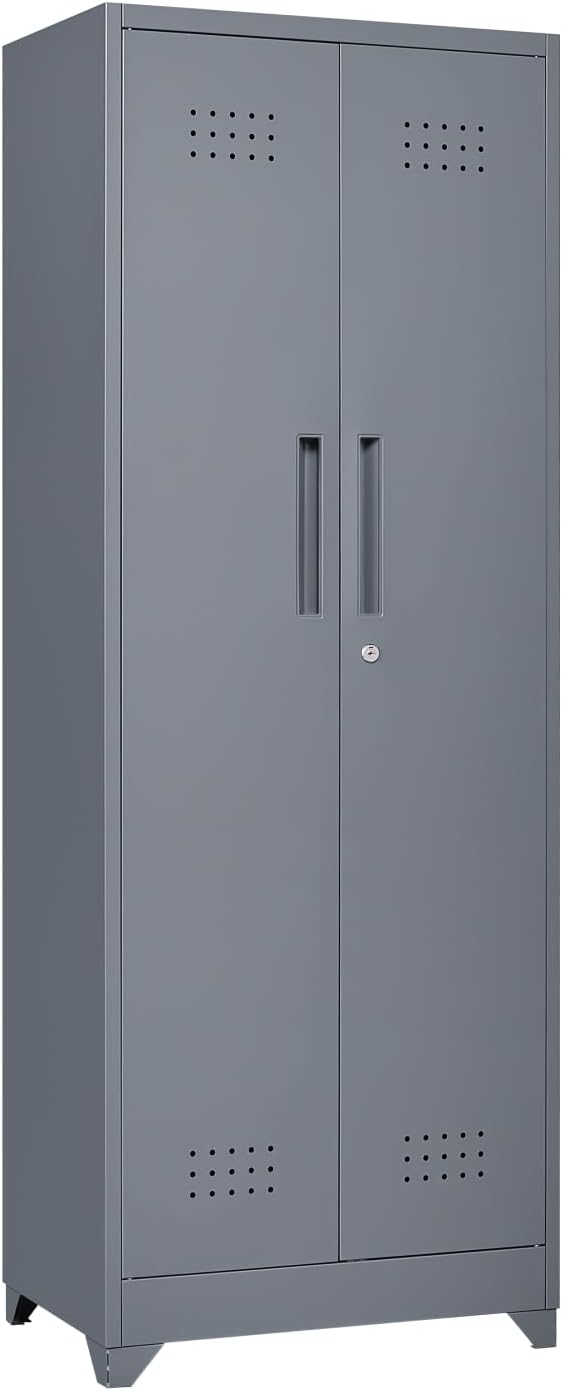 FLEXIMOUNTS 65'' Tall Metal Storage Cabinet - Image 7