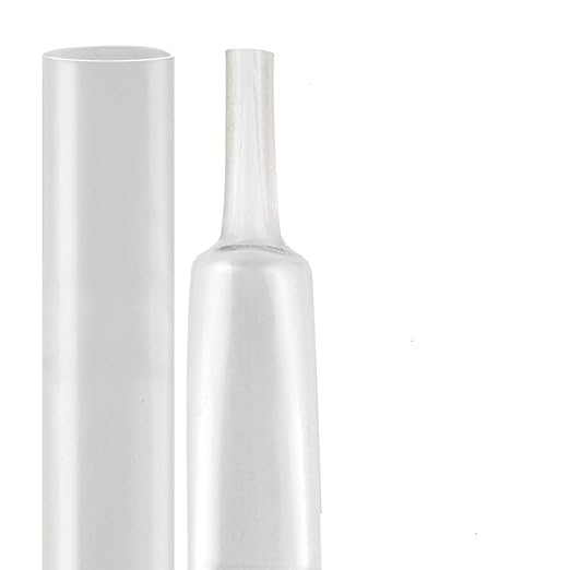 XHF 5/8 inch 3:1 Waterproof Clear Heat Shrink Tubing Marine Grade Wire Cable by XHF