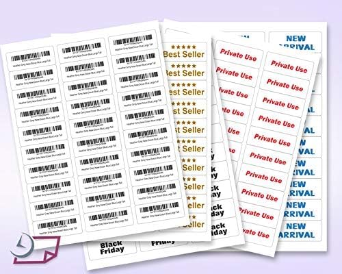 NextDayLabels - 2.5/8" x 1" Rectangular Sticker Labels - Image 5