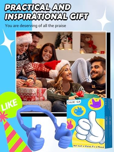 Teen Boys Gifts for Men Adults Stocking Stuffers Thumbs Up Cellphone Stand - Image 3