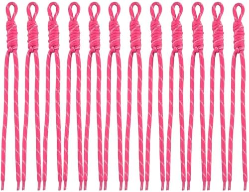 Paracord Keychain Paracord Bag Charm 12pcs Braided Nylon Rope Keychain Cord for Bag Purse Backpack Handbag by Cmidy