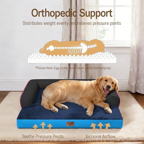 Comfort Expression Orthopedic XL Dog Bed for Large and Extra Large Dogs - Image 2
