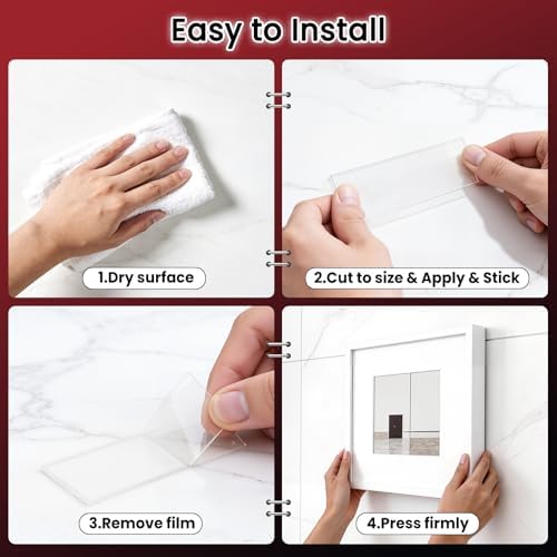 NULTAT 100 Feet Double Sided Tape Heavy Duty, Nano Reusable, Removable, Washable Double Stick Tape for Wall, Clear Multipurpose Two Sided Adhesive Tape 1.18" x 120" (100 Feet) - Image 6