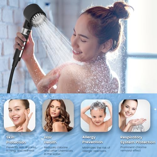 Filtered Shower Head with Handheld,High Pressure Shower Heads with Filters - Image 5