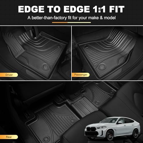 AOMSAZTO Floor Mats & Cargo Liner for BMW X6 2020-2026 2027 G06 - Image 3