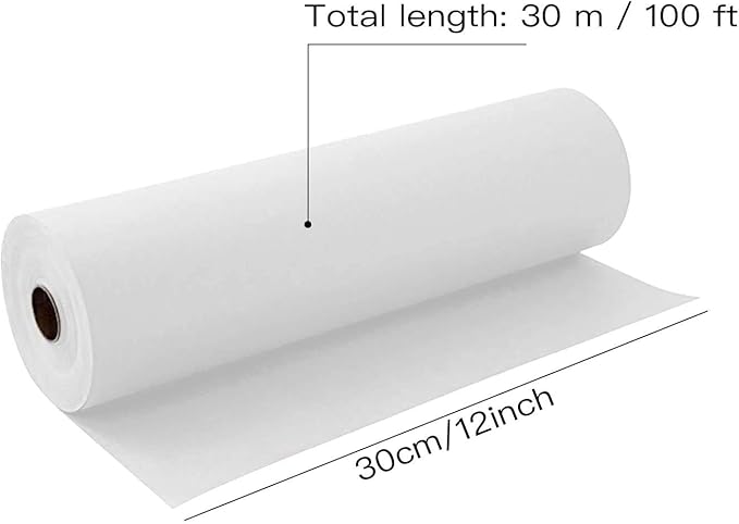 Kraft Wrapping Paper Roll, 100 Feet Recycled Kraft Paper - Image 7