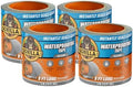 Gorilla Waterproof Patch & Seal Tape, Clear Tape, 4" x 8' (Pack of 4) - Permanent Weather Resistant Seal for Leaks and Repairs by Gorilla