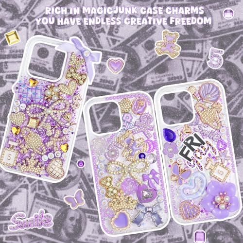 EIiovcnya 2380 Pcs Junk Case Charms Kit - DIY Phone Charms & Nail Art - Image 3
