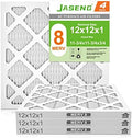 12x12x1 MERV 8 Air Filter, 4-Pack for Furnace HVAC by NewFilter