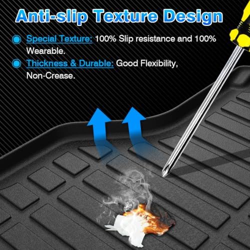 RAV4 Cargo mat - Trunk Mat for Toyota RAV4 2013-2018, All Weather Trunk Mat for RAV4 Accessories, Heavy Duty Rubber Mats, Car Accessories - Image 4