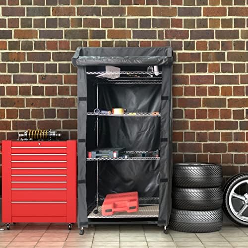 Waterproof Shelving Cover, Fits 36"x24"x72" Storage Rack - Image 5