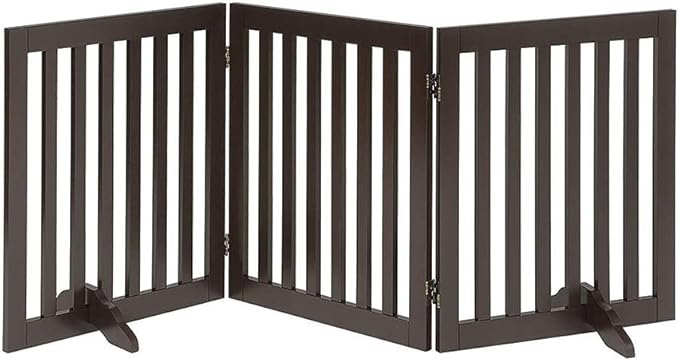 Unipaws 24" H Free Standing Pet Gate by unipaws
