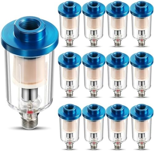 Mudder 10 Pcs Air Compressor Filter, 1/4 Inch Npt Air Oil Water Separator by Mudder