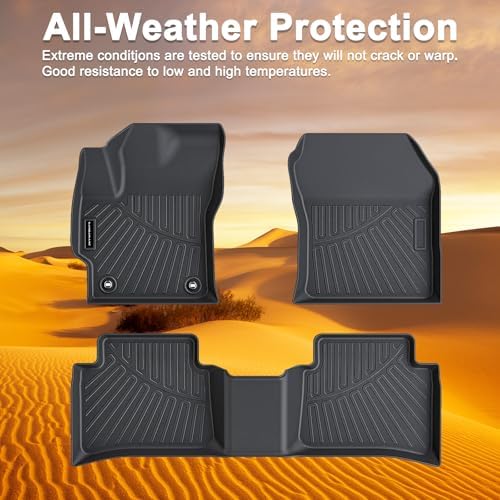 TPE Floor Mats for 2020-2026 Toyota Corolla Sedan (Include Hybrid) All Weather Car Floor Liners Fit Toyota Corolla Accessories Black - Image 6